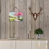 NEW Michigan Apple Blossoms in Watercolor Wall or Door Hanging Prints Aluminum Metal Sign Kitchen Wall Bar Bathroom Plaque Home Decor, 8HX12W