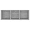 TV Cabinets 2 pcs Concrete Gray 42.1"x13.8"x14.6" Engineered Wood