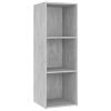 TV Cabinets 2 pcs Concrete Gray 42.1"x13.8"x14.6" Engineered Wood