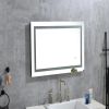 LED Bathroom Mirror with Lights, 40×24 Inch Smart Vanity Mirrors,Lighted Wall Mounted Anti-Fog Dimmable Mirror