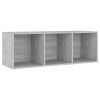 TV Cabinets 2 pcs Concrete Gray 42.1"x13.8"x14.6" Engineered Wood