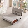 Solid Wood Foliding Chair, Sofa, 30.3" x 31.1" x 36.2", Five adjustable positions, Bed, Lounger