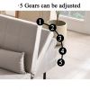 Solid Wood Foliding Chair, Sofa, 30.3" x 31.1" x 36.2", Five adjustable positions, Bed, Lounger